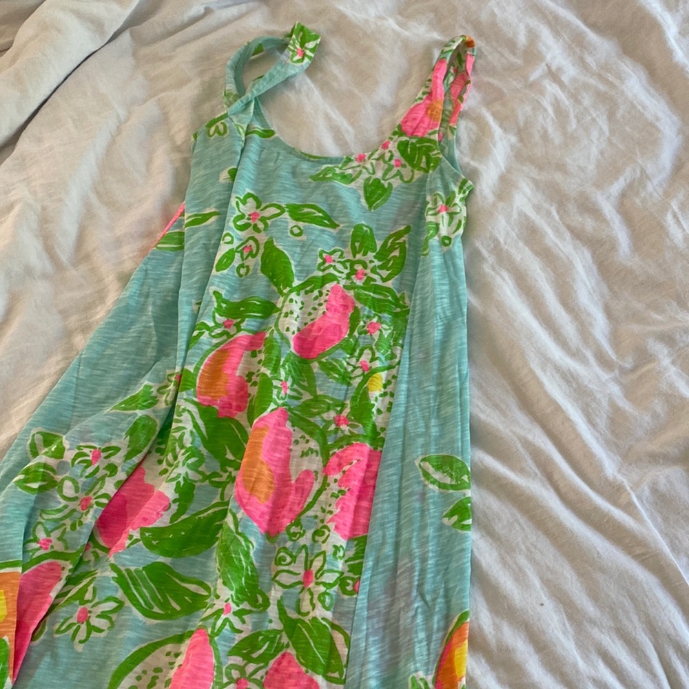 Lilly Pulitzer blue lemon dress